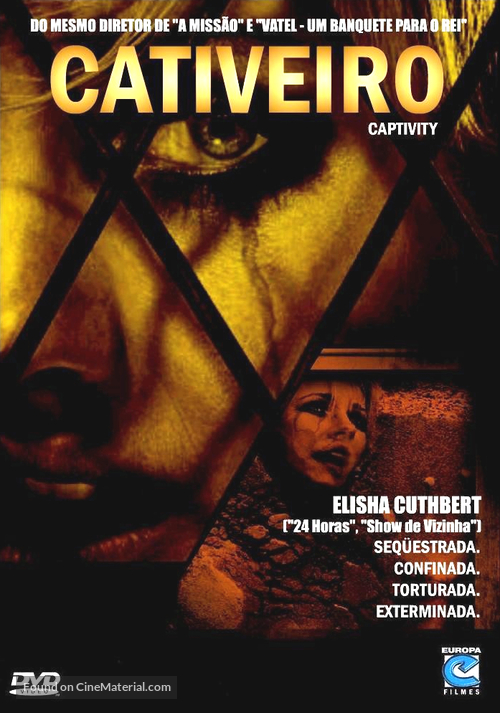 Captivity - Brazilian DVD movie cover
