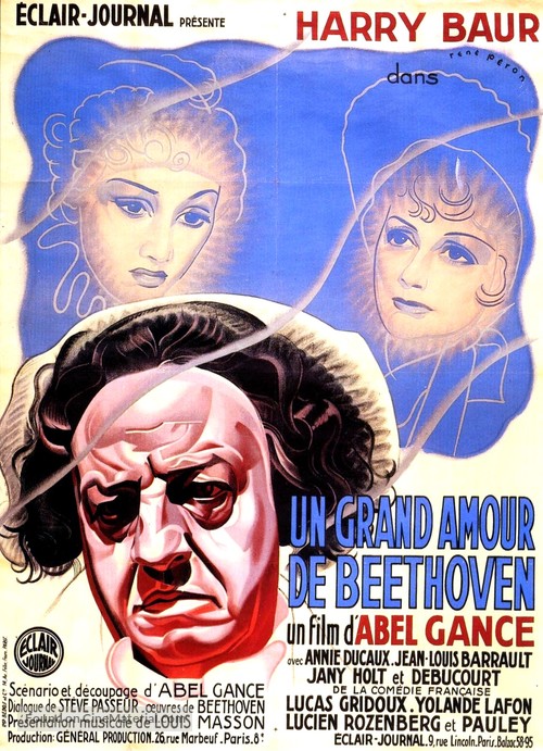 Un grand amour de Beethoven - French Movie Poster