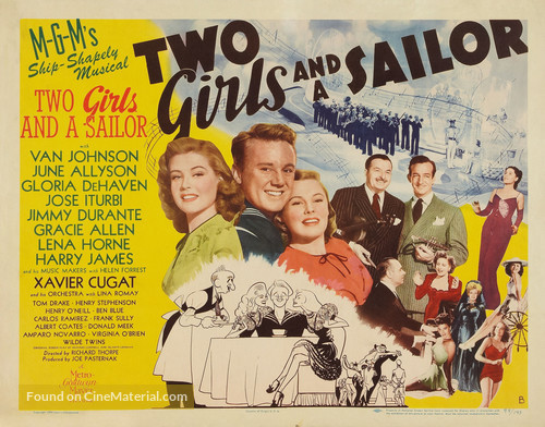 Two Girls and a Sailor - Movie Poster