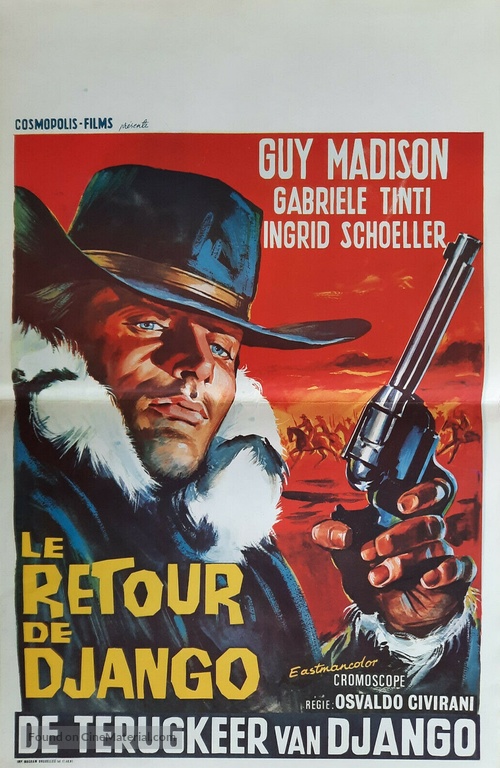 Il figlio di Django - Belgian Movie Poster