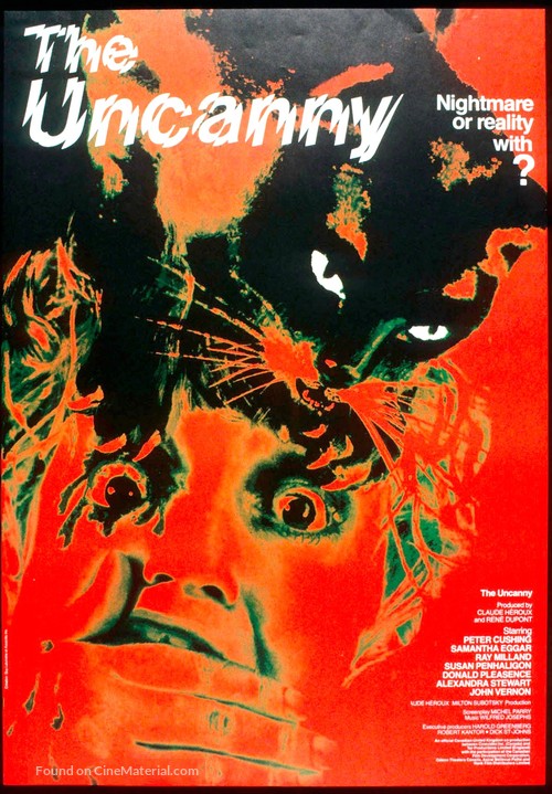 The Uncanny - Canadian Movie Poster