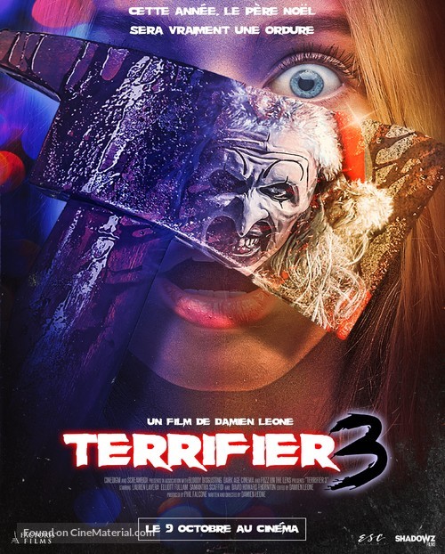 Terrifier 3 - French Movie Poster