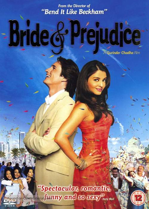 Bride And Prejudice - British DVD movie cover