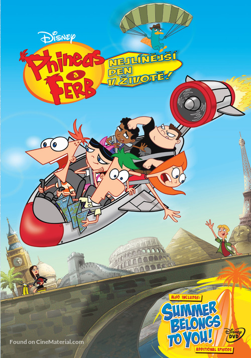 &quot;Phineas and Ferb&quot; - Czech DVD movie cover