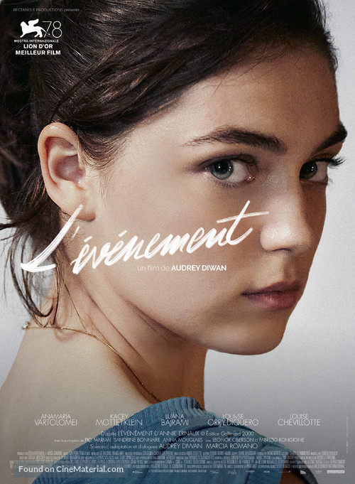 L&#039;&eacute;v&egrave;nement - French Movie Poster