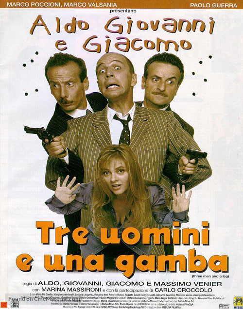 Tre uomini e una gamba - Italian poster