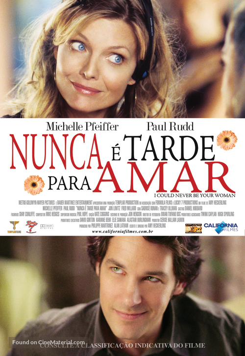 I Could Never Be Your Woman - Brazilian Movie Poster