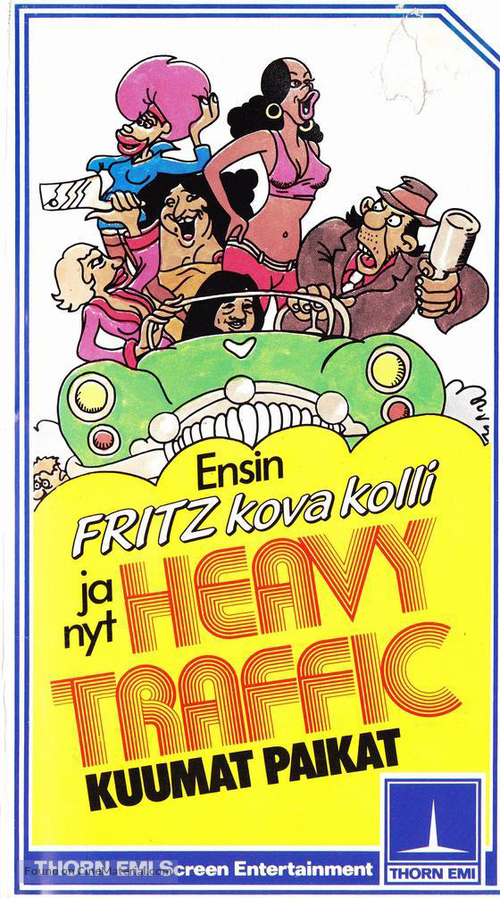 Heavy Traffic - Finnish VHS movie cover