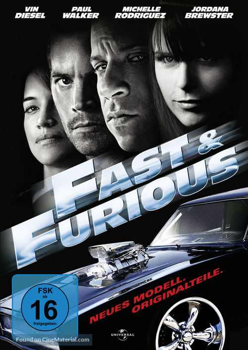 Fast &amp; Furious - German Movie Cover
