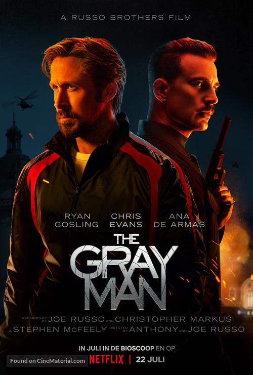 The Gray Man - Dutch Movie Poster