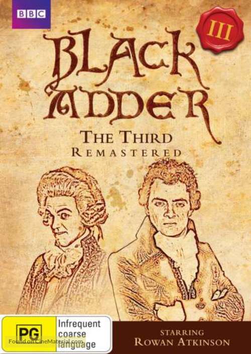 &quot;The Black Adder&quot; - Australian DVD movie cover