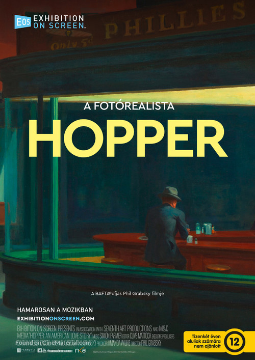 Exhibition on Screen: Hopper - An American Love Story - Hungarian Movie Poster