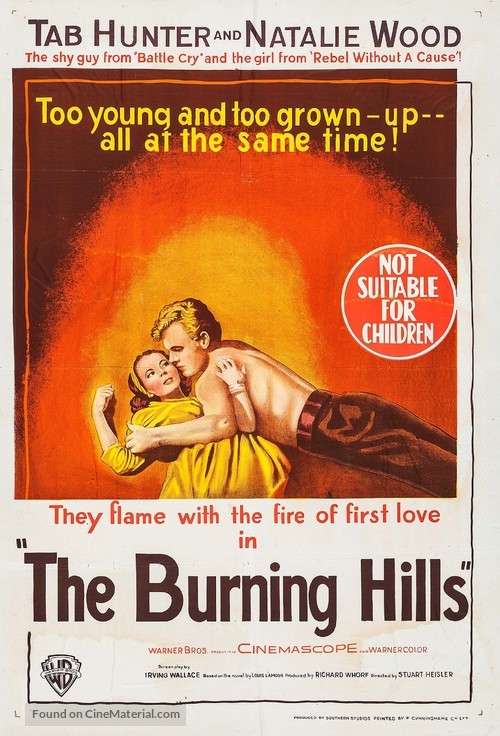 The Burning Hills - Australian Movie Poster