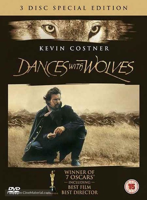 Dances with Wolves - British DVD movie cover