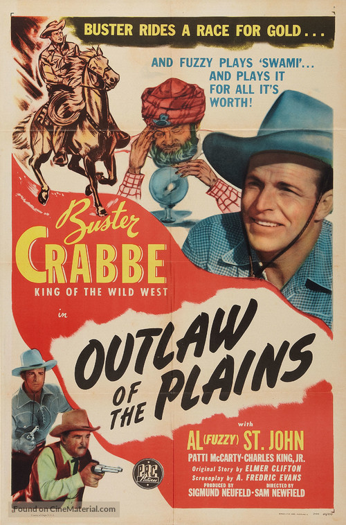 Outlaws of the Plains - Movie Poster