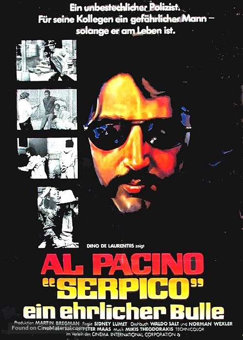 Serpico - German Movie Poster