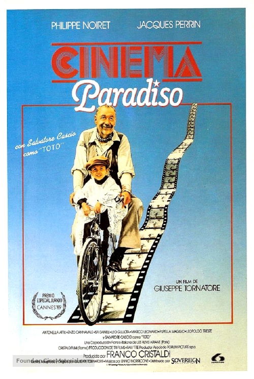 Nuovo cinema Paradiso - Spanish Movie Poster