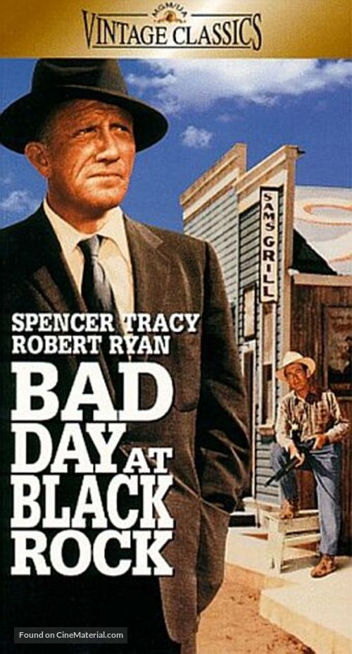 Bad Day at Black Rock - VHS movie cover