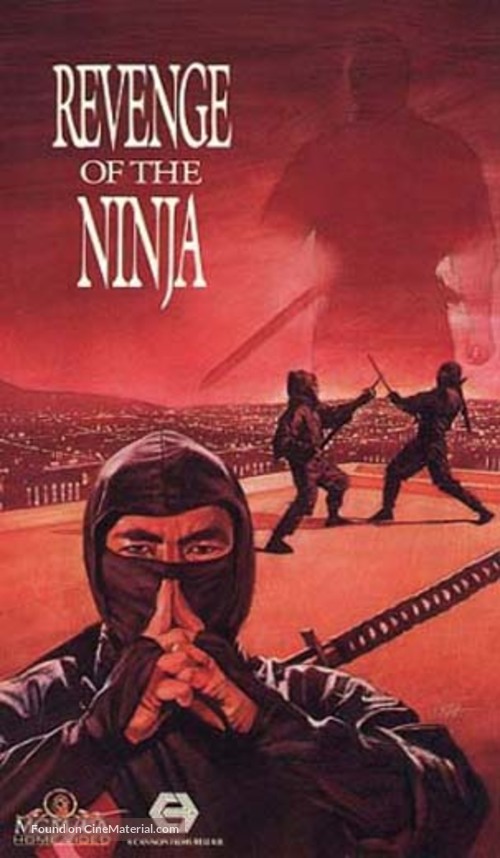Revenge Of The Ninja - VHS movie cover