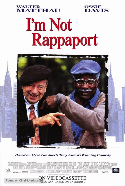 I&#039;m Not Rappaport - Movie Poster
