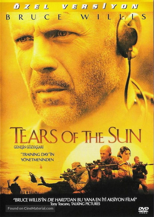 Tears of the Sun - Turkish DVD movie cover