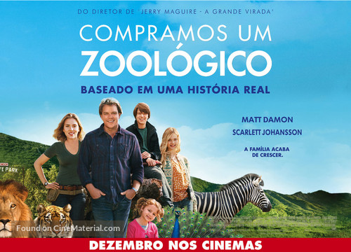 We Bought a Zoo - Brazilian Movie Poster