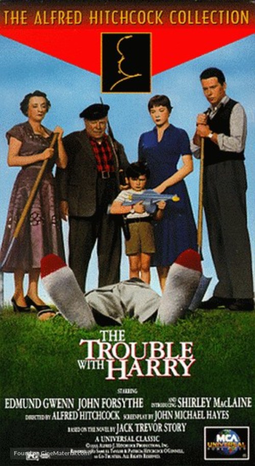 The Trouble with Harry - VHS movie cover
