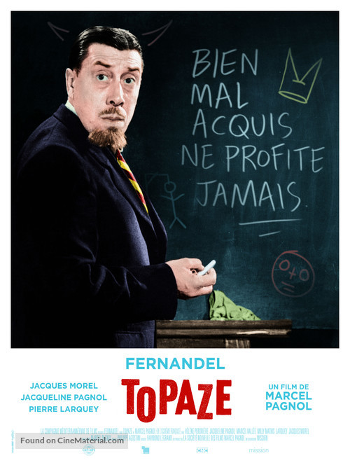 Topaze - French Movie Poster