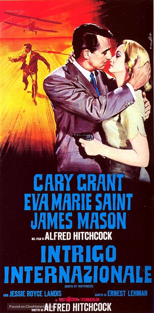 North by Northwest - Italian Movie Poster