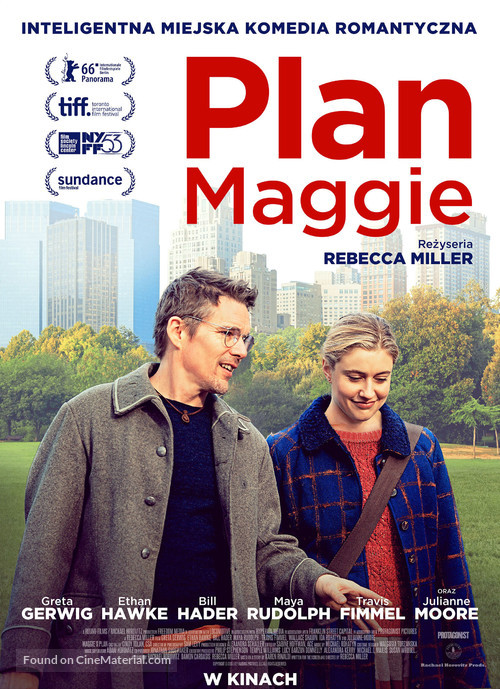 Maggie&#039;s Plan - Polish Movie Poster