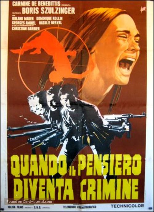 Les tueurs fous - Italian Movie Poster