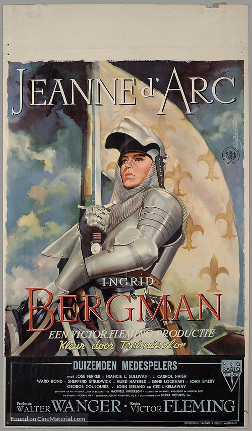 Joan of Arc - Dutch Movie Poster