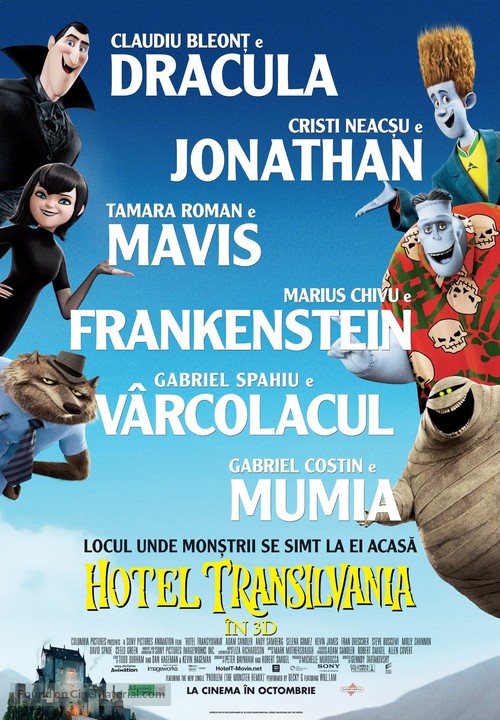 Hotel Transylvania - Romanian Movie Poster