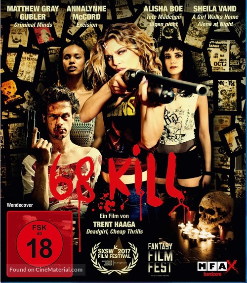 68 Kill - German Blu-Ray movie cover