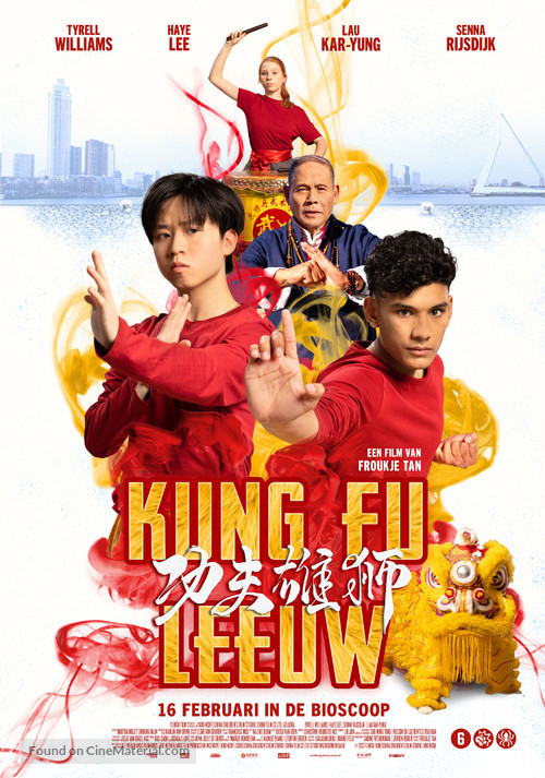 Kung Fu Leeuw - Dutch Movie Poster