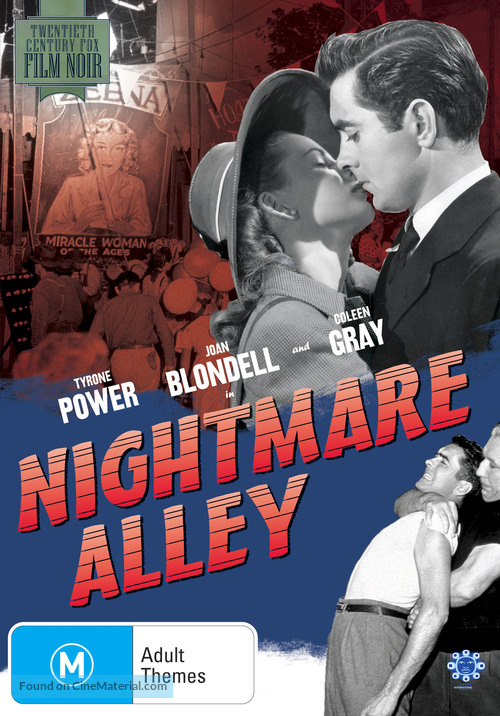 Nightmare Alley - Australian DVD movie cover