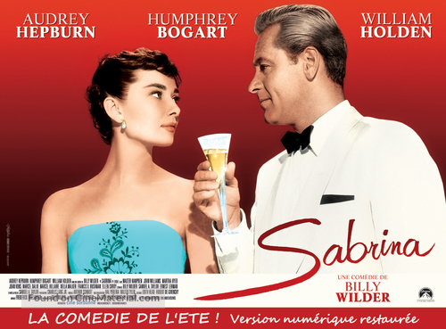 Sabrina - French Re-release movie poster