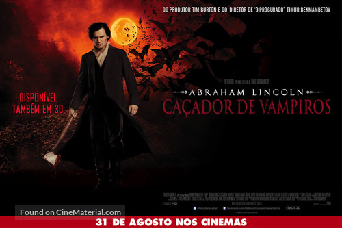 Abraham Lincoln: Vampire Hunter - Brazilian Movie Poster