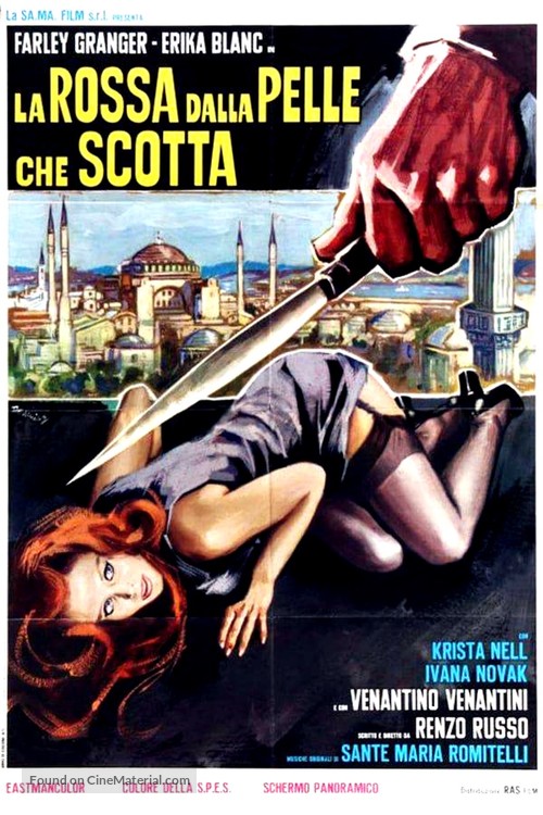 La rossa dalla pelle che scotta - Italian Movie Poster