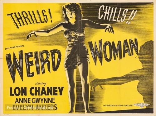 Weird Woman - British Movie Poster