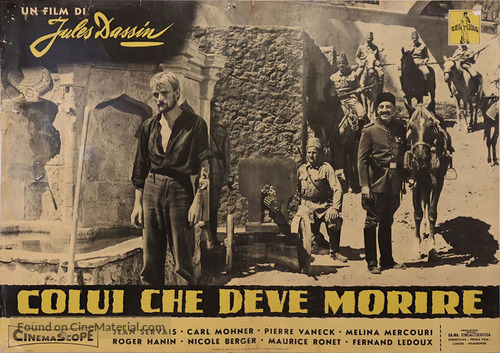 Celui qui doit mourir - Italian poster