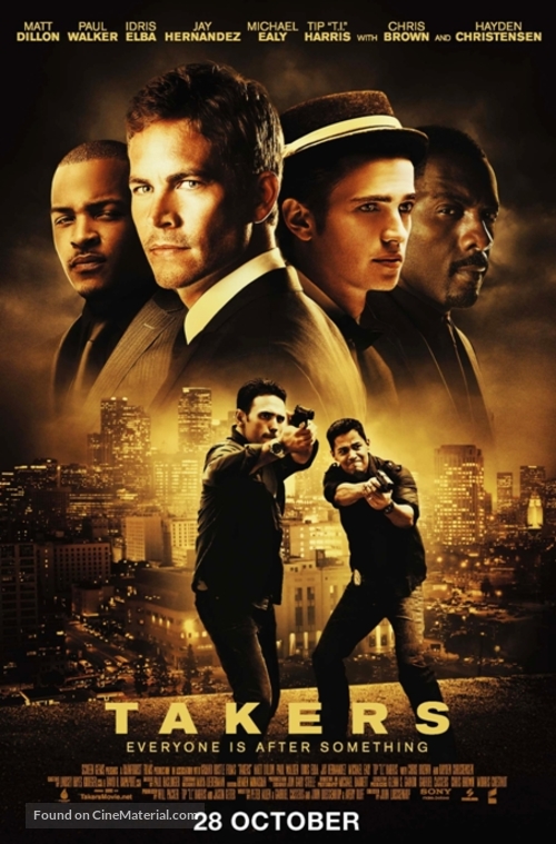 Takers - Malaysian Movie Poster