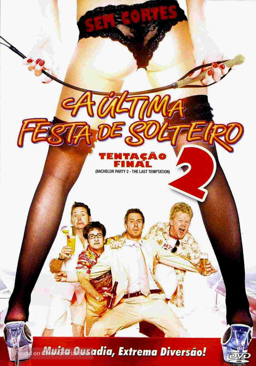 Bachelor Party 2: The Last Temptation - Brazilian DVD movie cover