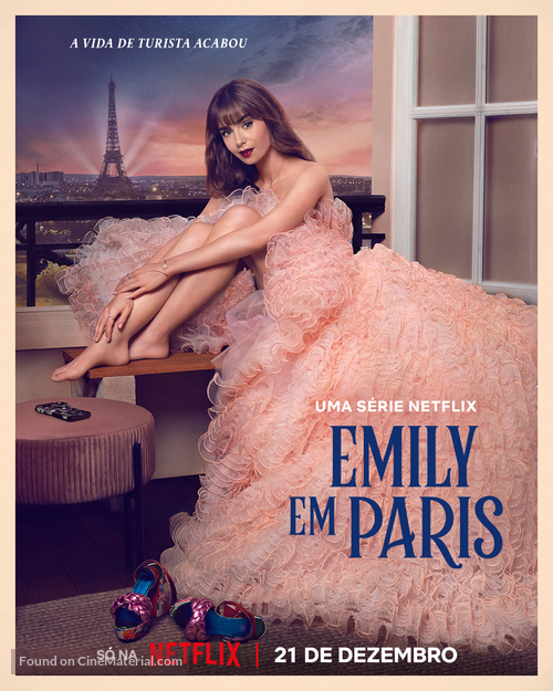 &quot;Emily in Paris&quot; - Brazilian Movie Poster