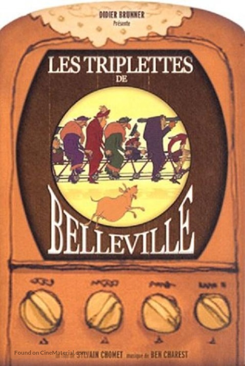 Les triplettes de Belleville - French DVD movie cover