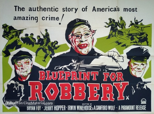 Blueprint for Robbery - British Movie Poster