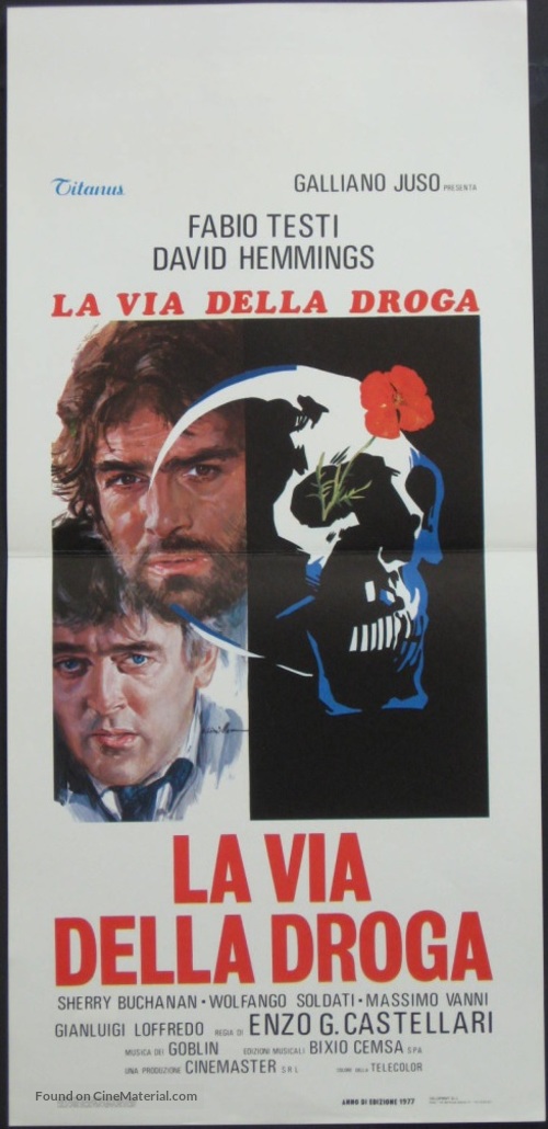 La via della droga - Italian Movie Poster