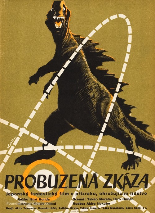 Gojira - Czech Movie Poster