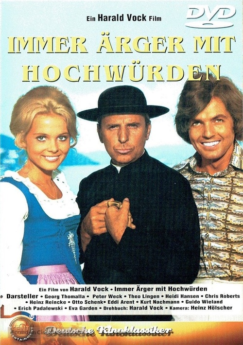 Immer &Auml;rger mit Hochw&uuml;rden - German DVD movie cover