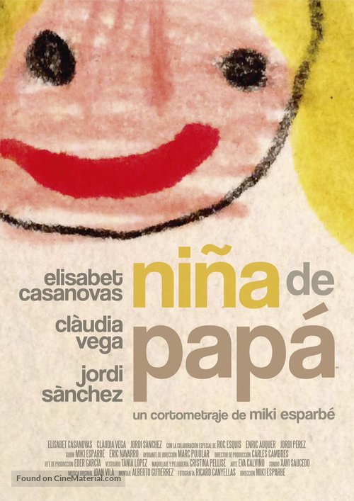 Ni&ntilde;a de pap&aacute; - Spanish Movie Poster